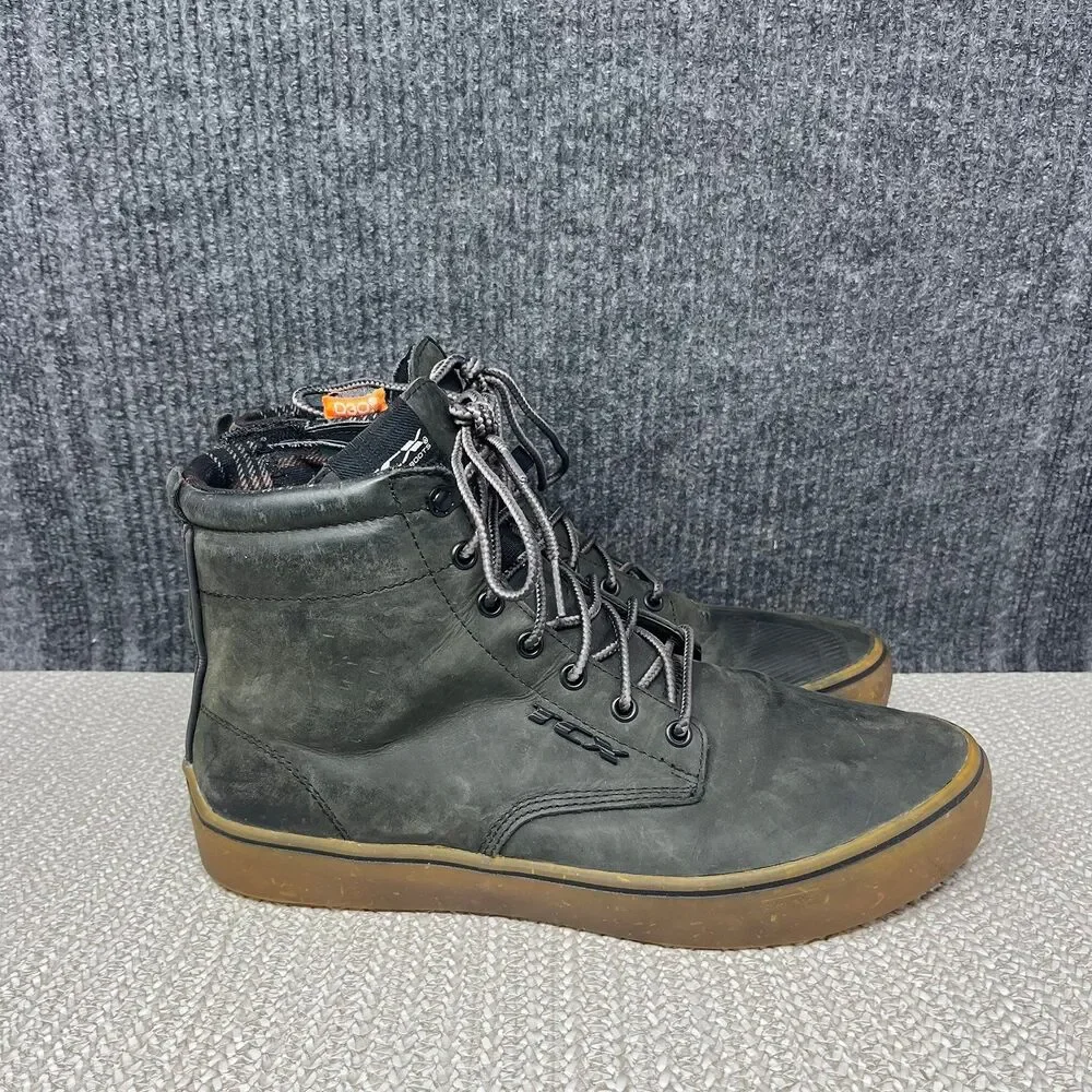 TCX Dartwood WP Waterproof Motorcycle Boots Grey Leather Lace Up Mens 45 / 12 US